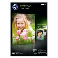 Papel fotogrfico brillante HP Everyday - 100 hojas/10 x 15 cm (CR757A)